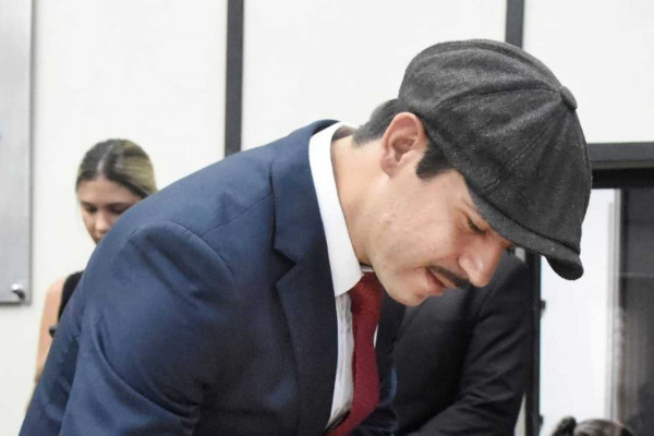O vereador Roger Ronan da Silva, conhecido como Bigodini, MDB