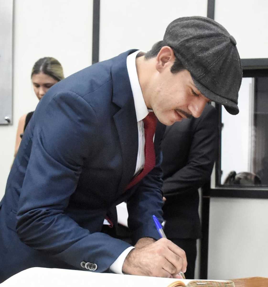 O vereador Roger Ronan da Silva, conhecido como Bigodini, MDB