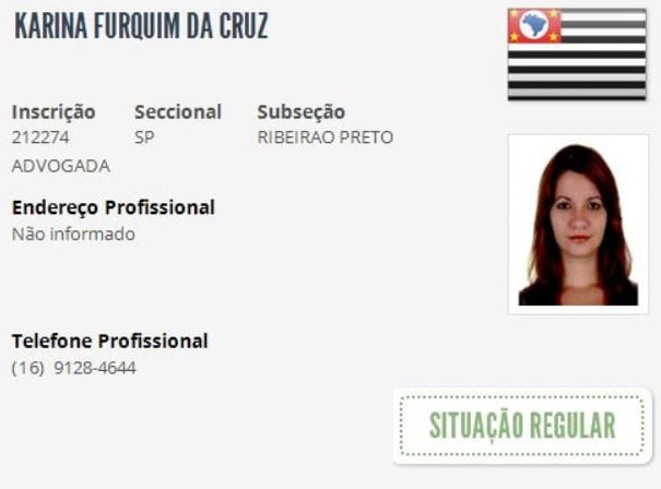 Nº 2 da Secretaria de Planejamento ainda tem inscrição ativa como advogada