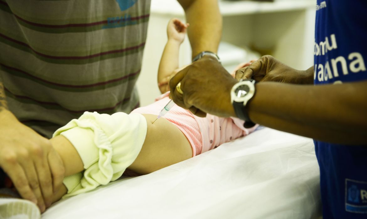 Imunização contra a poliomielite está abaixo da meta no Rio de Janeiro