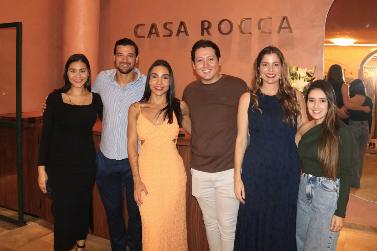 Janaína Souza, Mário Rossi, Isabella Barreto, Sthenio Rodrigues, Lídia Titoto e Adrielle Ferreira 