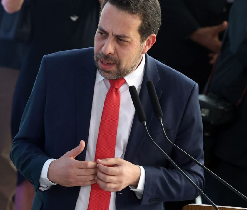 Brasília (DF), 29/10/2025 - O novo o Secretário-Geral da Presidência da República, Guilherme Boulos, fala durante cerimônia de posse, realizada no Palácio do Planalto. Foto: Valter Campanato/Agência Brasil