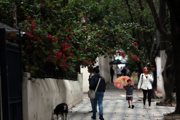 Capital paulista amanhece com céu encoberto e chuva