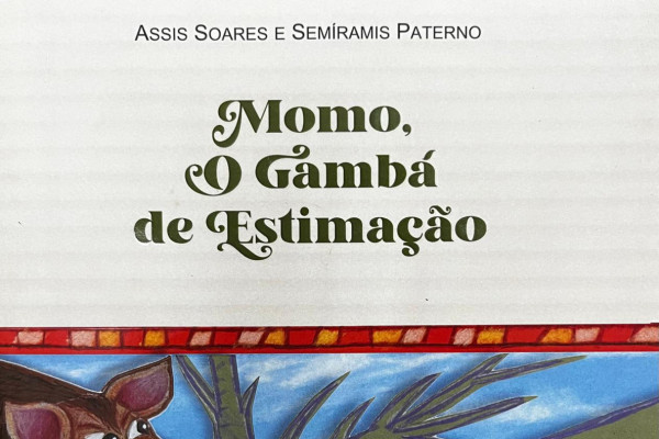 Livro Momo, o Gambá de Estimação