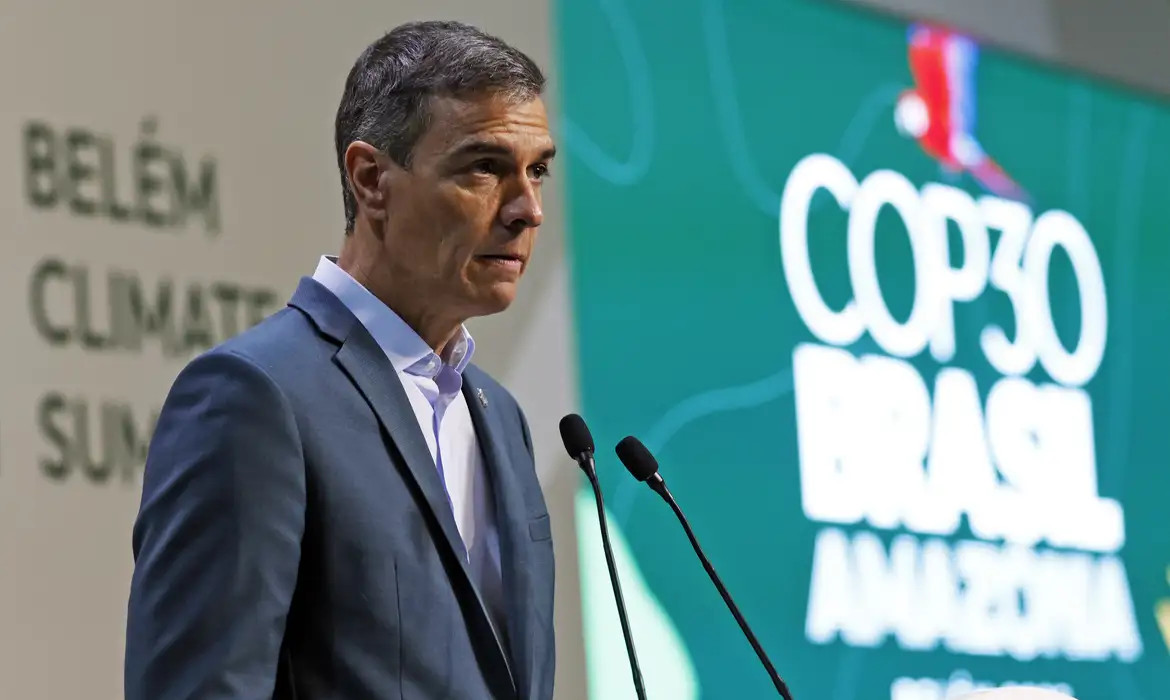 Presidente espanhol diz que liderança do Brasil na COP30 é inspiradora