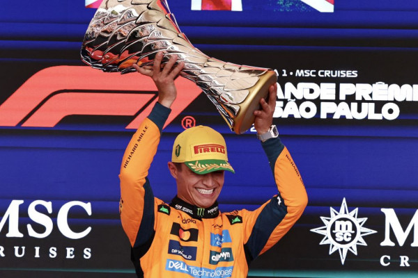 Fórmula 1: Lando Norris vence GP do Brasil e abre vantagem na ponta