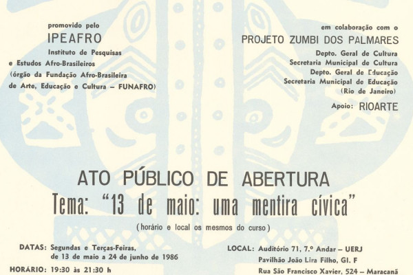 Cartazes históricos do movimento negro serão digitalizados e expostos