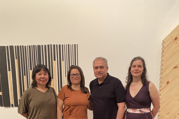 Corina Ishikura e Aline Moreno, Nilton Campos e Marina Frúgoli  - Divulgação