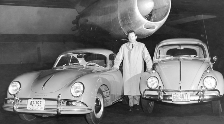 Fusca e os primeiros Porsche são parentes próximos.