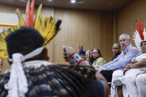 Após protesto, indígenas Munduruku são recebidos por presidente da COP