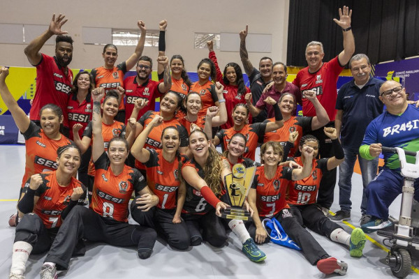 Sesi-SP conquista Campeonato Brasileiro de vôlei sentado feminino