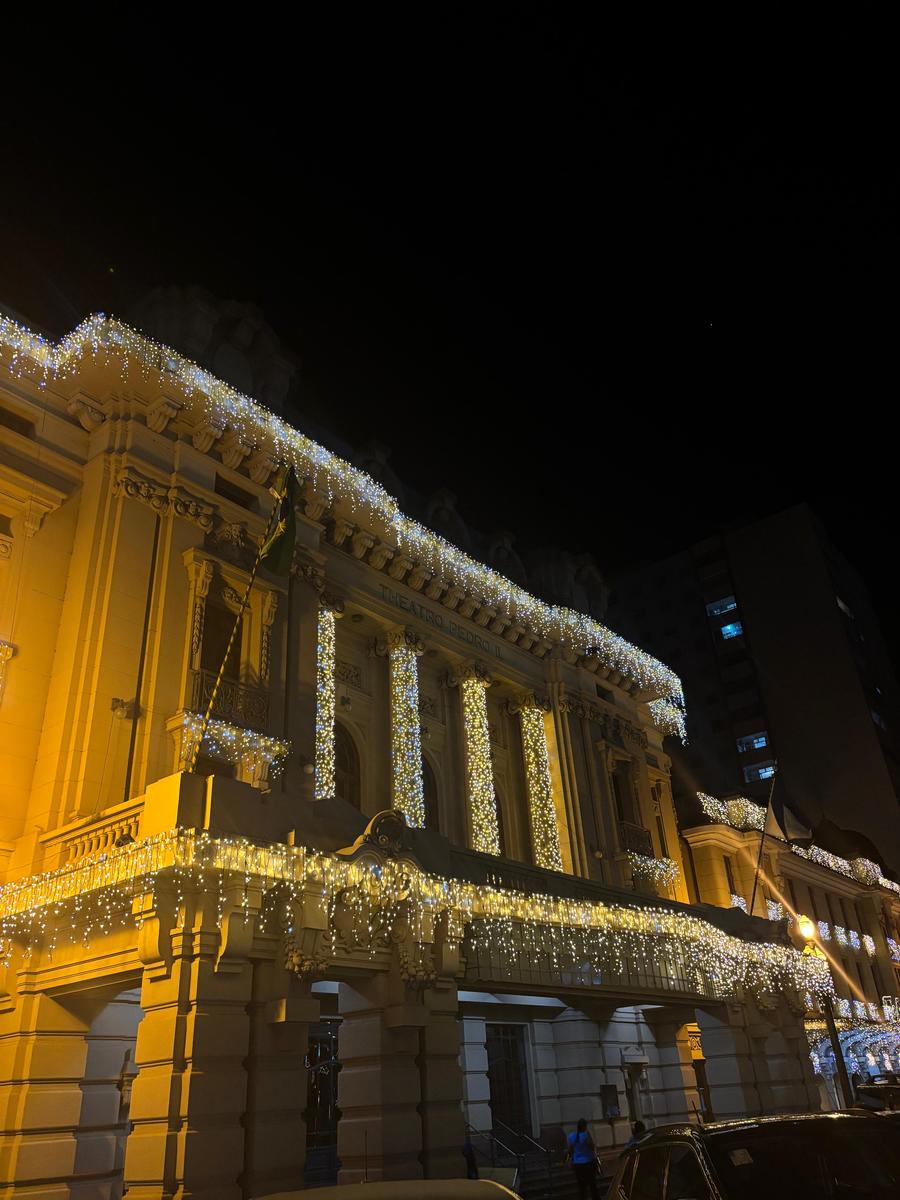 Decoração de Natal no Quarteirão Paulista, região Central da cidade