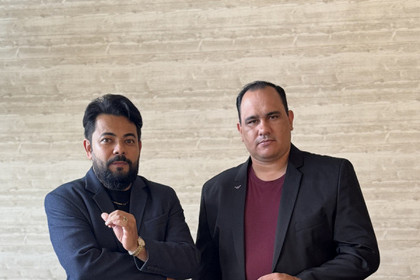 Fernando Sousa Brasil e Marcus Pontes