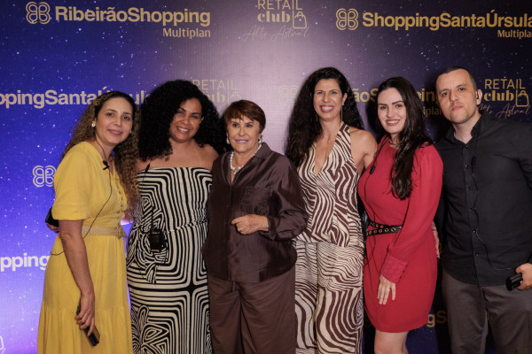 uliana Menocci, Adrielle Silva, Márcia Sensitiva, Maira Lisa Ferrari, Heloísa Andrade e Paulo Assi - Divulgação