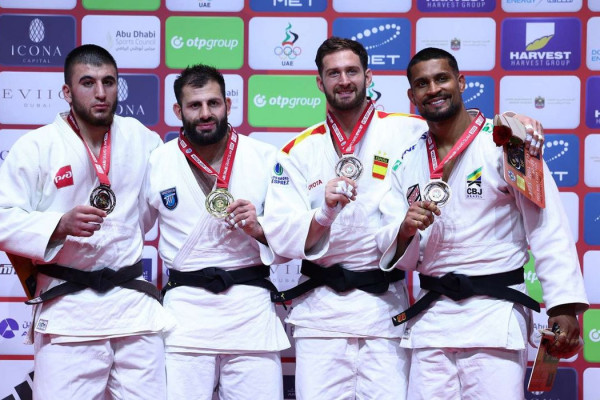 Judô: Leonardo Gonçalves leva bronze no Grand Slam de Abu Dhabi