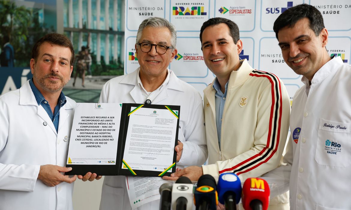 Governo e prefeitura entregam novas estruturas a hospitais do Rio 