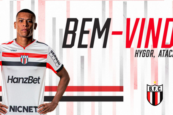 Atacante Hygor, ex-Avaí, é o novo reforço do Botafogo - Divulgação/Botafogo SA