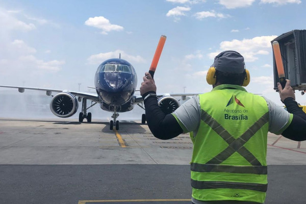 Ventania em Congonhas e Guarulhos impacta Aeroporto de Brasília