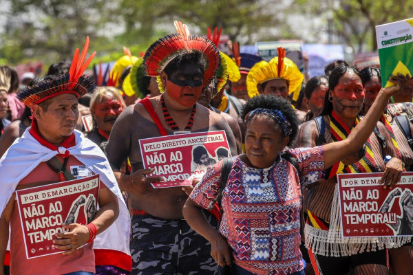Mendes pede retomada virtual do julgamento do marco temporal