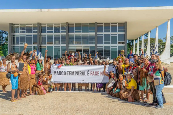 Indígenas promovem mobilização em todo o país contra marco temporal