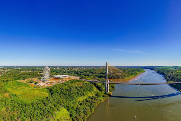 Inaugurada segunda ponte de ligação entre Brasil e Paraguai 