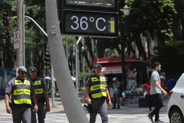 São Paulo tem nova máxima histórica para dezembro, com 36,2°C