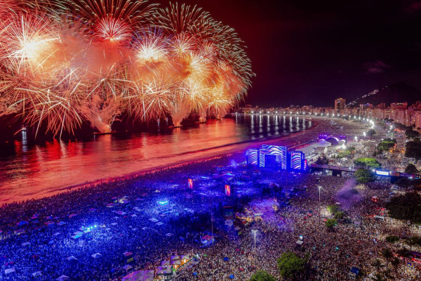 Copacabana promete drones e queima de fogos mais longa na virada