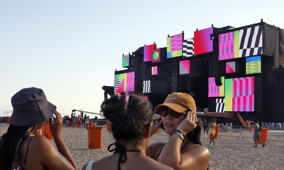 Copacabana já vive clima de expectativa para a festa da virada
