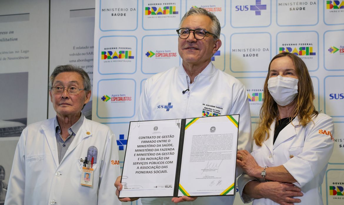 Ministério da Saúde renova contrato com Rede Sarah por R$ 7,5 bilhões