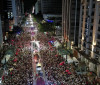 Rréveillon na Avenida Paulista teve música e fogos silenciosos