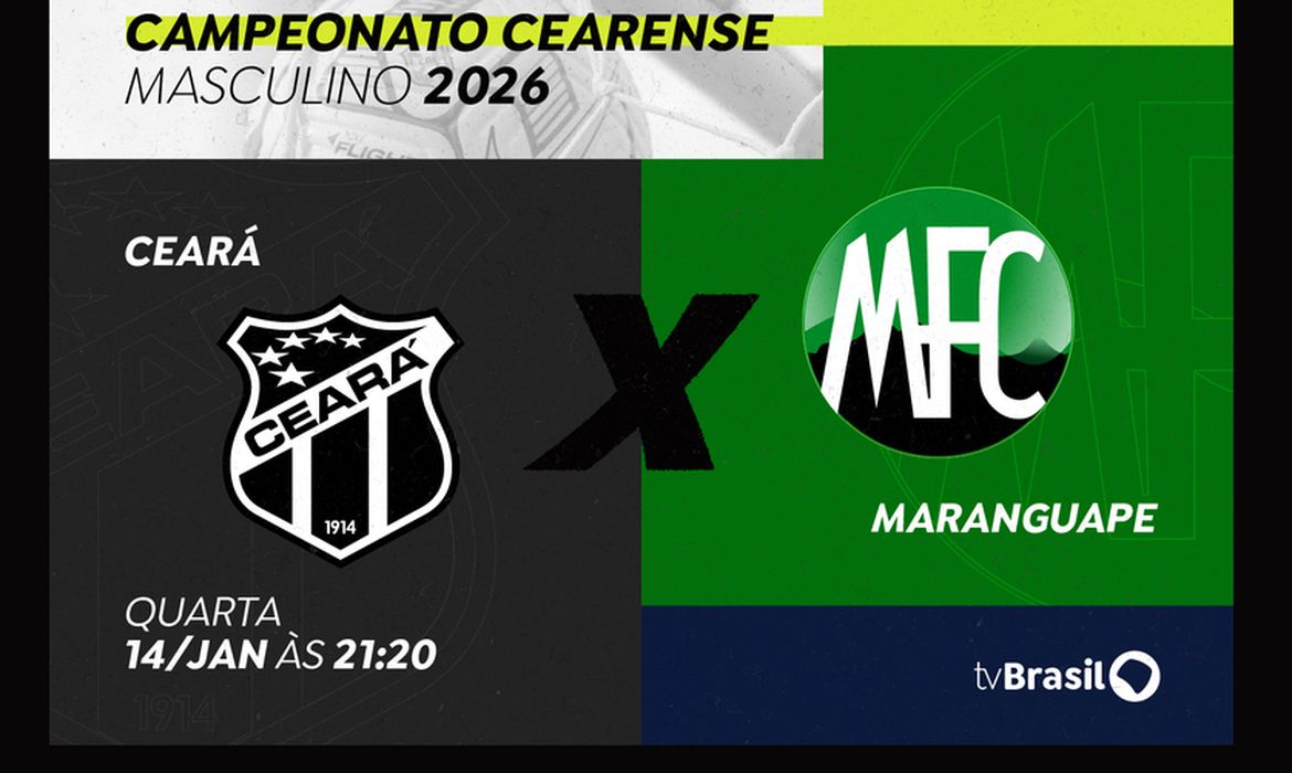 TV Brasil inicia transmissão do Campeonato Cearense nesta quarta