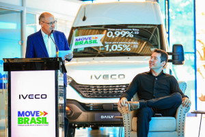 O vice-presidente da República e ministro do Desenvolvimento (MDIC) Geraldo Alckmin ao lado do prefeito de Ribeirão Preto Ricardo Silva