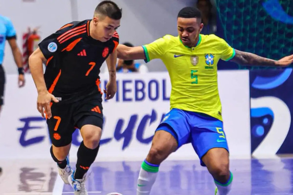 Copa América de Futsal: Brasil empata com Colômbia em estreia difícil