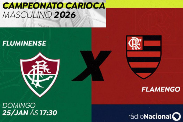 Rádio Nacional transmite Fla-Flu pelo Campeonato Carioca 