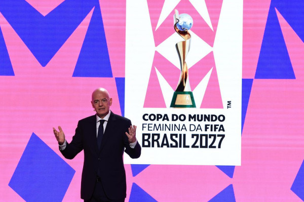 Fifa lança marca da Copa Feminina 2027 em evento no Rio de Janeiro
