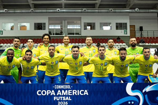 Brasil enfrenta Peru para avançar à final da Copa América de futsal