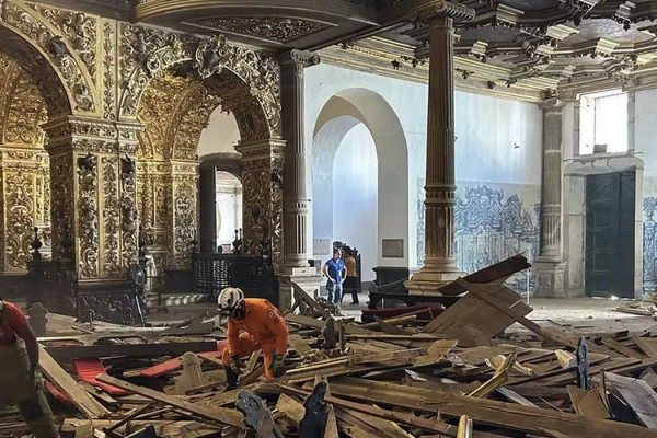 Iphan destina R$ 20 milhões a obras em igreja que desabou em Salvador