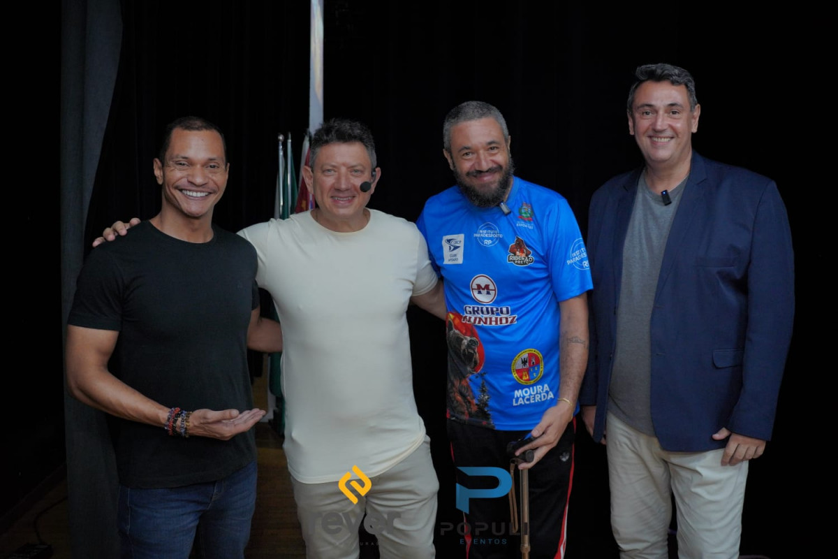 Bruno Santana, Emerson Savoia,  Leandro Oliveira e Geraldo Martins