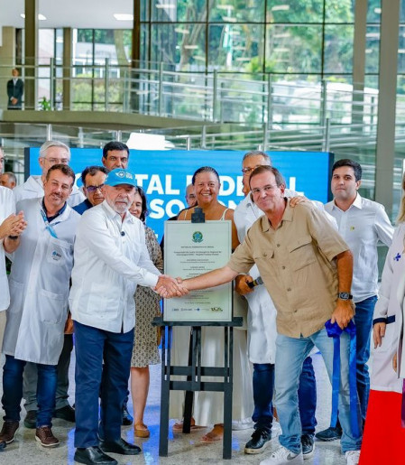 Lula inaugura pronto-socorro do Hospital Federal Cardoso Fontes no Rio