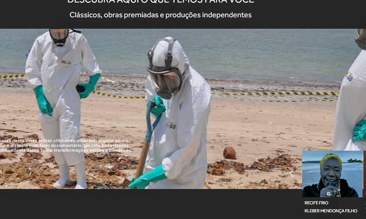 Plataforma oferece gratuitamente filmes nacionais