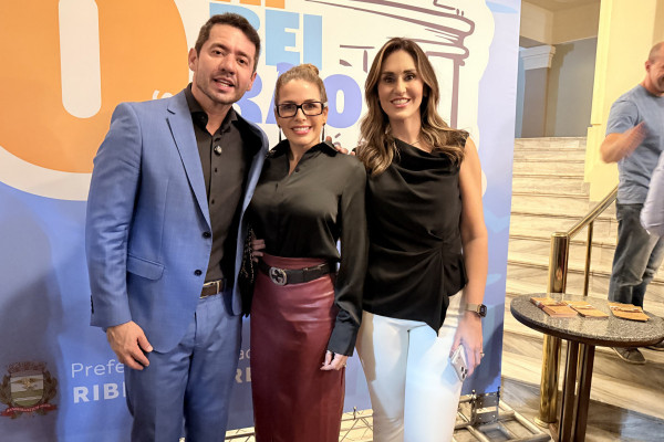 Ricardo Silva, Lica Gimenez e Carolina Silva - Divulgação