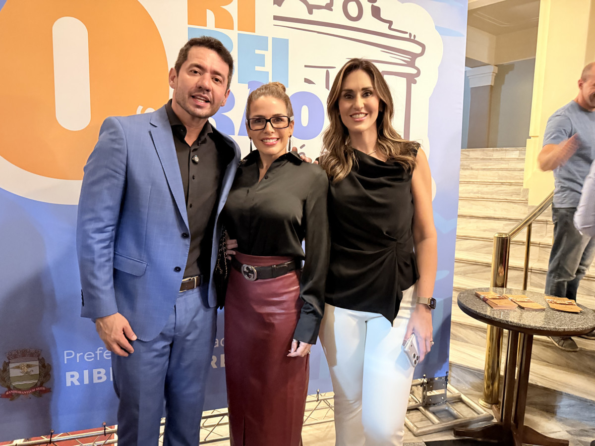 Ricardo Silva, Lica Gimenez e Carolina Silva