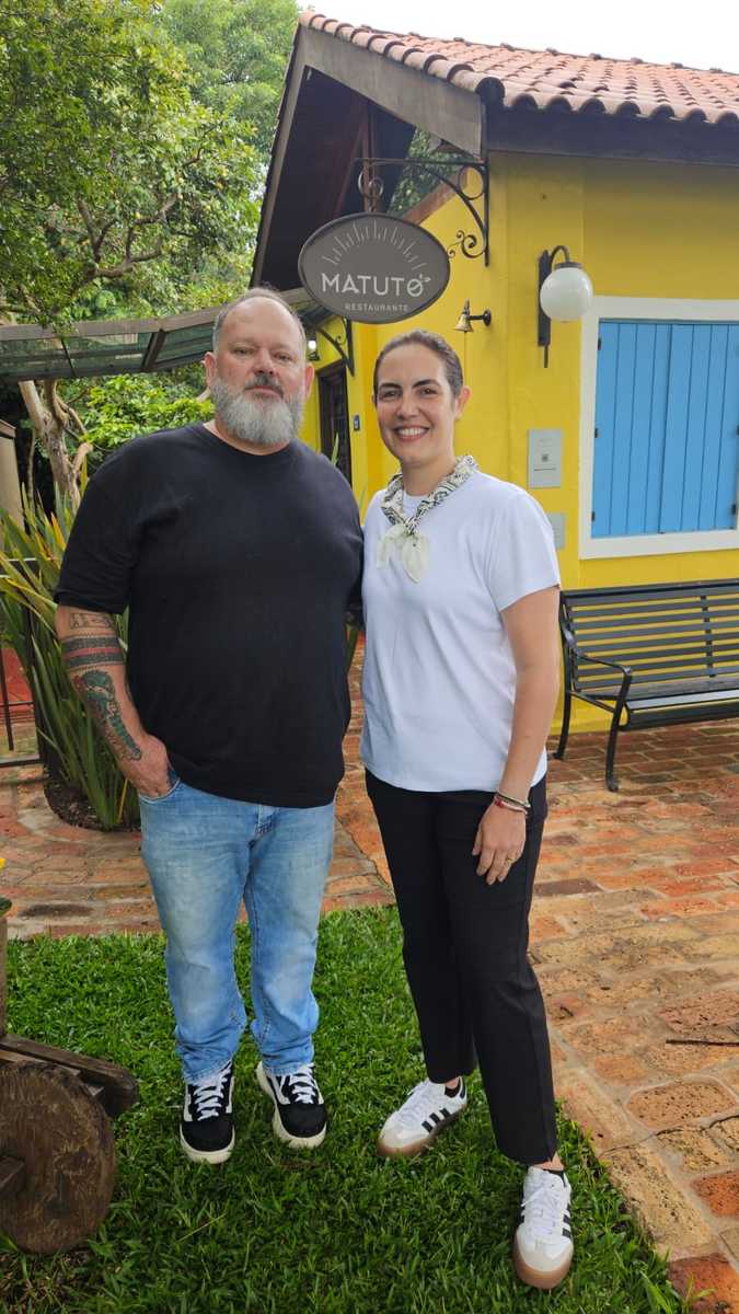 Chef Helvécio Maciel e  Chef Marina Marina Pereira Alvim