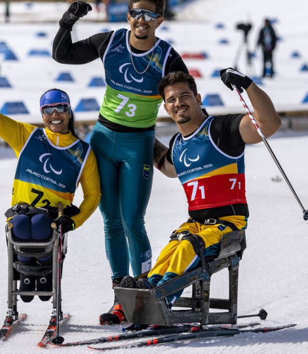 Esqui brasileiro mira 2ª medalha paralímpica em adeus a Milão-Cortina