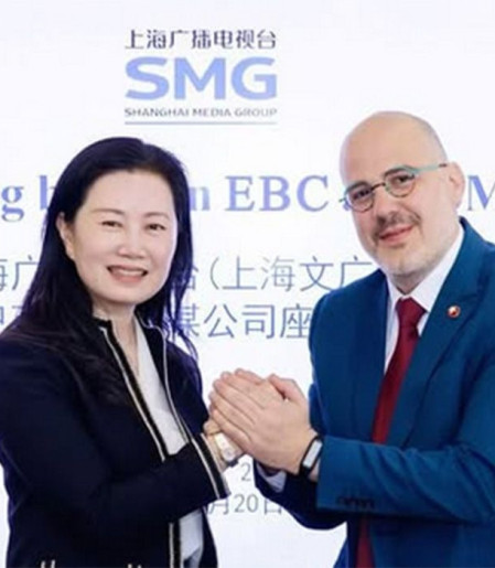 EBC fecha parceria com Shangai Media Group