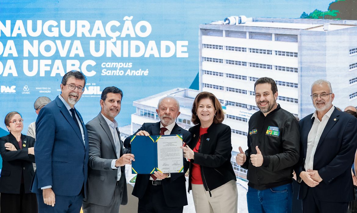 Lula inaugura nova unidade da UFABC em Santo André