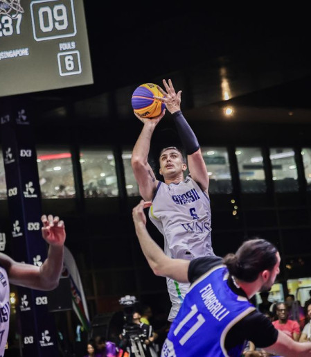 Seleção masculina se classifica para Copa do Mundo de basquete 3x3