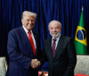 Comércio e crime organizado serão temas da reunião entre Lula e Trump
