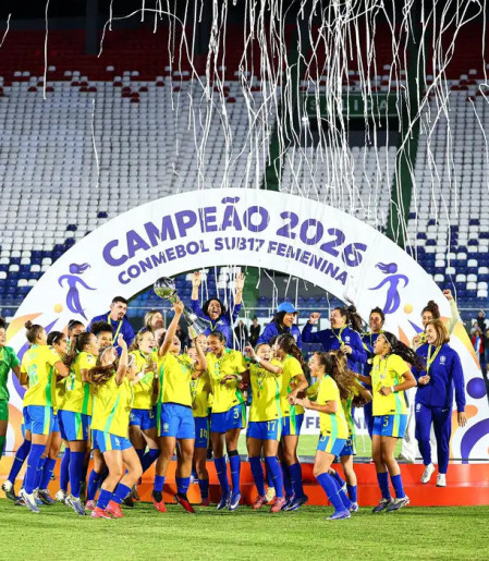 Brasil derrota Argentina e é campeão Sul-Americano Sub-17 feminino