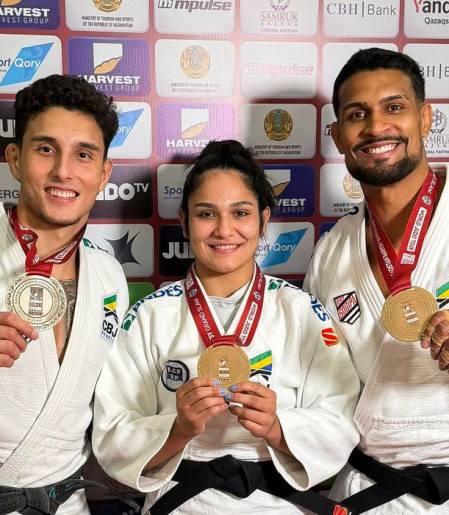 Brasil conquista sete medalhas no Grand Slam de Astana no Cazaquistão